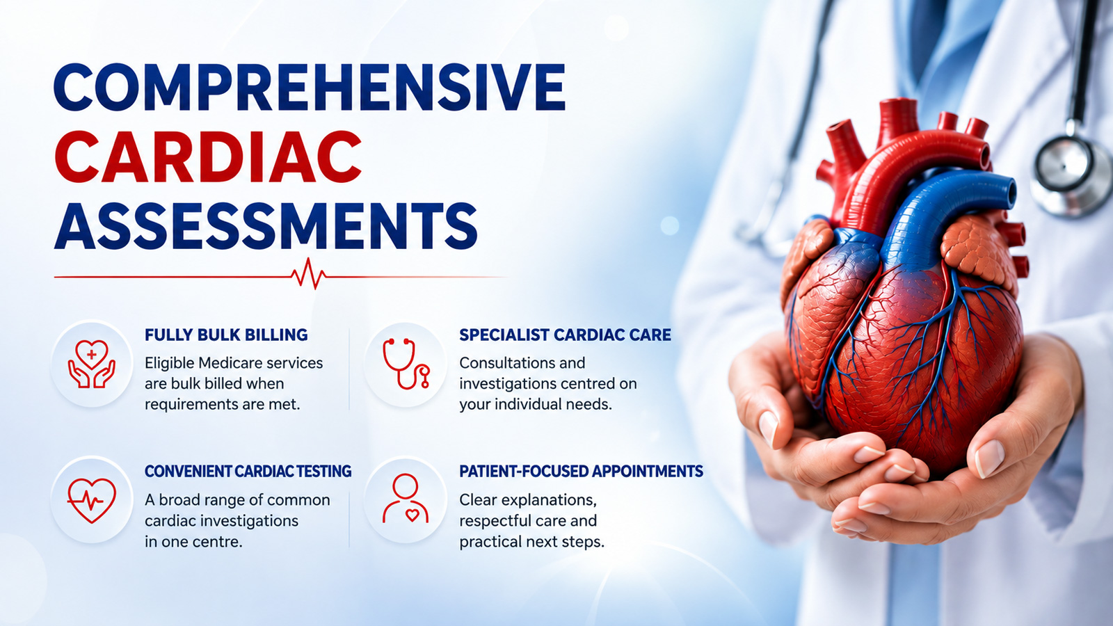Comprehensive cardiac assessments at OneCare Cardiology